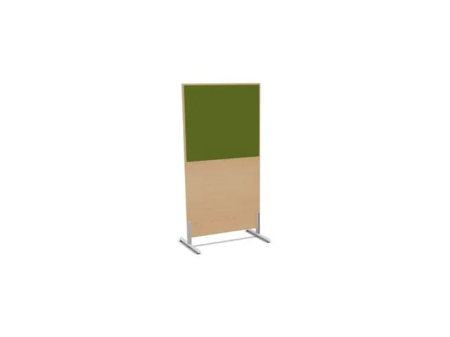 scheidingswand,HxB 1545x800mm,NE-esdoorn,BN7048-groen