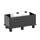 Opvangbak Hdpe 870x470x415mm V. 2x60l M. Poten Open Volume 60l