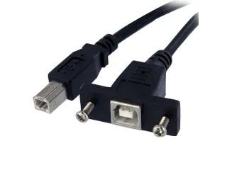 30cm Inbouwpaneel USB-kabel B naar B F/M - 1
