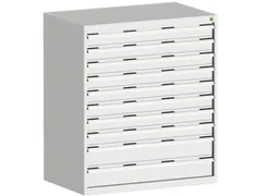 ladekast,HxBxD 1200x1050x650mm,10lade(n),lade voor normale belastingen