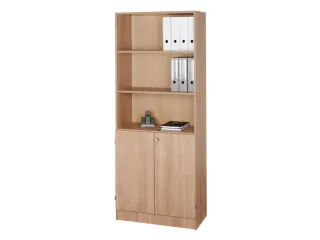 combikast,HxBxD 2004x800x420mm,3 OH,dubbele vleugeldeur,3xhouten vloer - 1