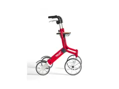 TrustCare Lichtgewicht rollator Let's Go Out Rood/Zwart