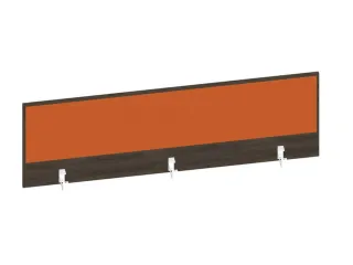 baliepaneel bureau aanbouw achter NV bruin hickory oranje 1600mm - 1