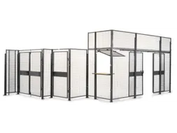 opzetelement v. middenpaal,v. scheidingswandsysteem,H 750mm,RAL5002