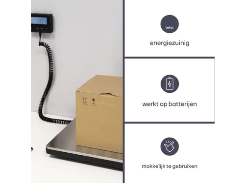 Digitale Postweegschaal Met Extern Display - 100kg / 10g