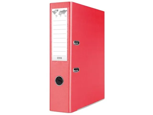 BASIC-S ordner A4 PP rug van 7,5 cm rood