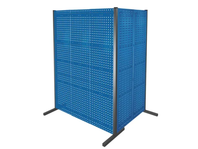Cloison À Plaques Perforées/À Fentes,Élément Double 90°