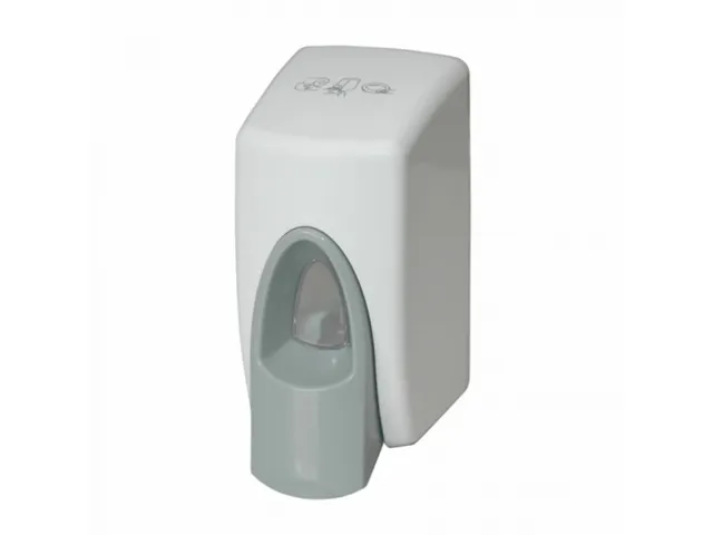 Euro Toiletbrilreiniger dispenser, wit kunststof