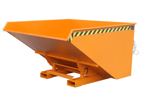 Kiepbak 1103x1870x1720mm 2.1m³ Afrolmechaniek Gelakt Ral2000