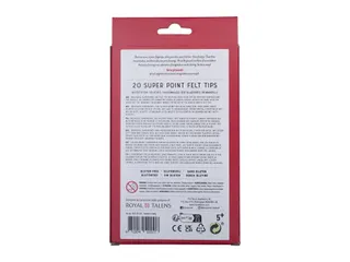 Viltstift Bruynzeel Kids Super Point assorti 20 stuks - 4