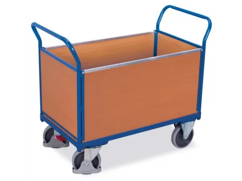 Platformwagen 500kg 1000x660mm 4 Wanden Ral 5010 Beuken