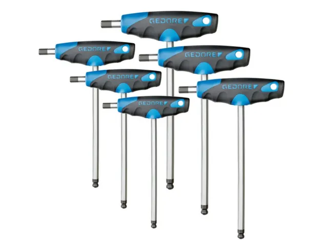 DT 2142-06 Inbussleutel L-sleutelset,6-delig