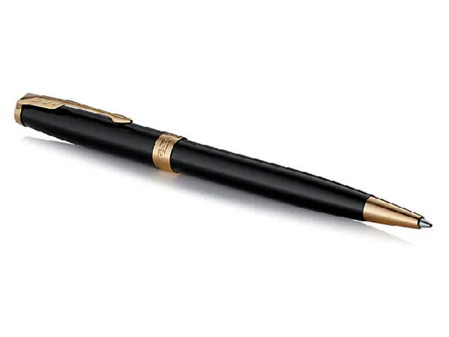 Balpen Parker Sonnet Black lacquer GT medium
