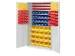 Armoires Grande Espace Hxlxp 1950x1130x590mm 150bacs à Bec Portes Fen