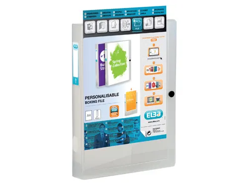 Verzamelbox Oxford Polyvsion A4 40mm Insteektas Transparant PP