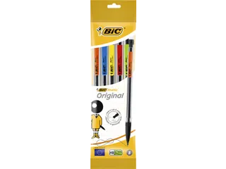 Vulpotlood Bic Matic Original HB 0.7mm assorti zak à 5 stuks - 1