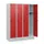 schoollocker,HxBxD 1630x1200x500mm,4vak,vak B 300mm,draaigrendel