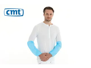 Pp Non Woven Mouwovertrek Blauw 30gr, 20x40cm 1000 Stuks - 2