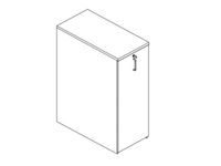 dossierkast HxBxD 1155x400x800mm MP-lichtgrijs