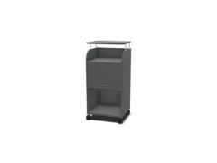 caddy,HxBxD 1130x550x470mm,3niveaus,1kasten,MS-donkergrijs