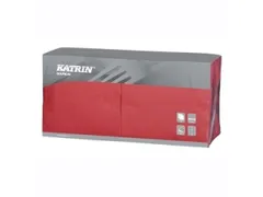 Servet Katrin 33cm 2-laags rood/ds4x250