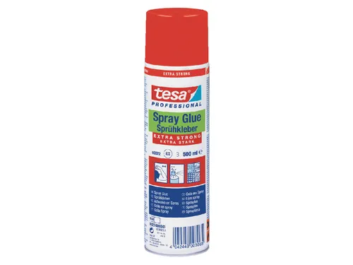 Lijm Tesa spray permanent extra strong 500ml