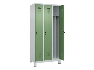 locker voor scheiding van kleding,HxBxD 1950x900x500mm,3vak - 1
