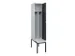 locker voor scheiding van kleding,HxBxD 2120x400x815mm,1vak