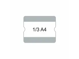 beschrijfbare hoes,markering HxB 216x180mm,PVC,grijs