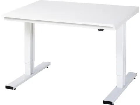 Werkbank elektrisch hoogte verstelbaar 720-1120x1250x1000mm wit RAL703