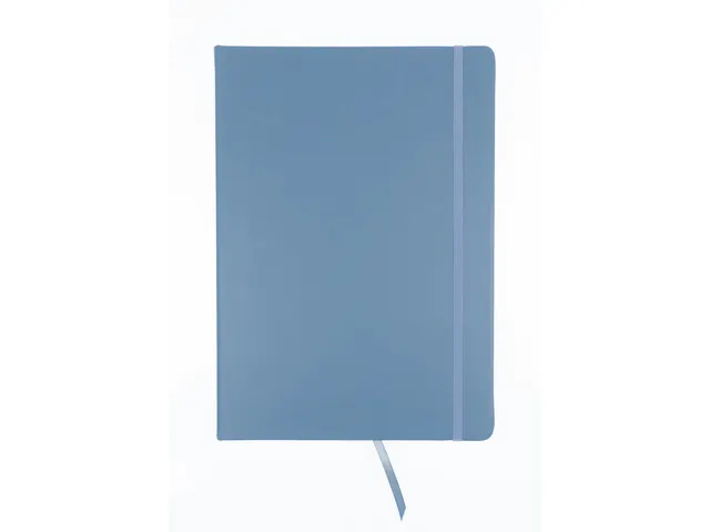 Schetsboek Kangaro A4 sky blue PU HC 80 vel 140gr roomwit met elastiek