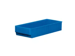 stellingbak,HxBxD 81x183x400mm,PP,blauw
