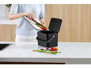 Afvalbak Deco Food Waste Caddy 4 Liter Zwart - 8