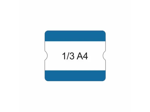 beschrijfbare hoes,markering HxB 216x180mm,PVC,blauw