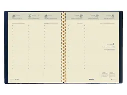 Agendavulling 2027 Brepols Timing 7dagen/2pagina's crème