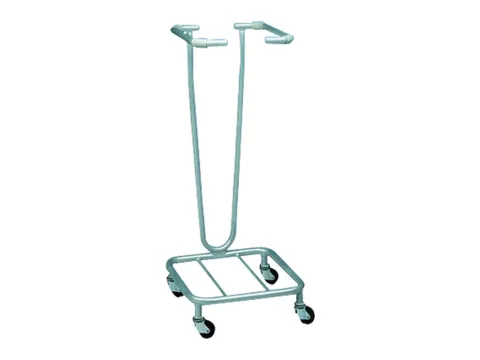 Afvalverzamelaar 1x70 Liter Afvalzak Gelakt Verrijdbaar