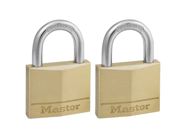 Cadenas Master Lock 2 verrouillage égal laiton 40mm