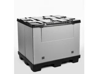 Vouwbare Palletbox Pp/pe Hxlxb 1000X1200X1000Mm 895L 9Poten - 2