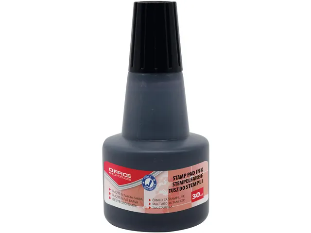 Stempelinkt 30ml zwart