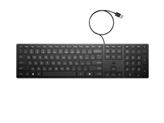 HP Desktop 320K toetsenbord met kabel azerty zwart - 4