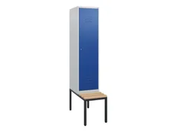 locker met bank,HxBxD 1950x400x815mm,1vak,vak B 400mm,cil.-slot