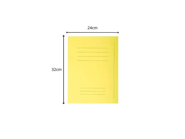 Pk 50 mappen bedrukt FOREVER 220 geel