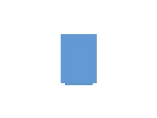 Whiteboard Rocada Skincolour 55x75cm blauw gelakt - 2