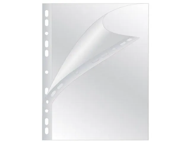 Geperforeerde Showtas A4 4-gaats PP Glanzend 100mic Doos 100 Stuks