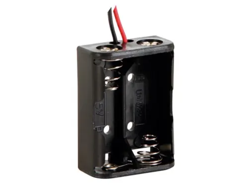 Batterijhouder Voor 2 x N-CEL (Met Draden)