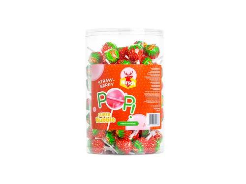 Lolly Hirsch super bubble strawberry 100x17 gram