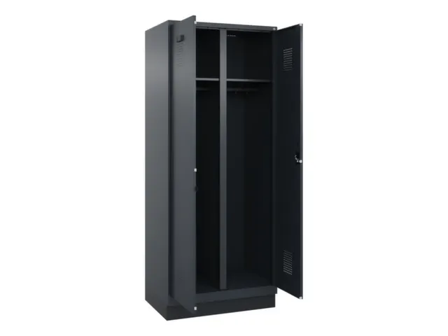 locker voor scheiding van kleding,HxBxD 1950x800x500mm,2vak