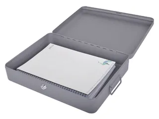 Documentenkist Pavo 370x280x90mm donkergrijs - 4