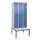 locker met bank,HxBxD 2120x900x815mm,3vak,vak B 300mm,draaigrendel