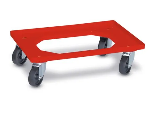 onderwagen voor kratten,draagverm. 250kg,laadvl. LxB 600x400mm
